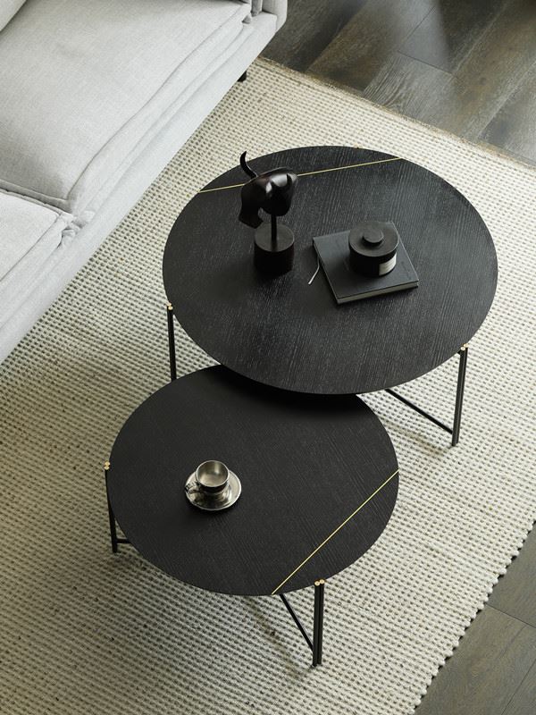 Modern Nesting Coffee Table Set Of 2 2